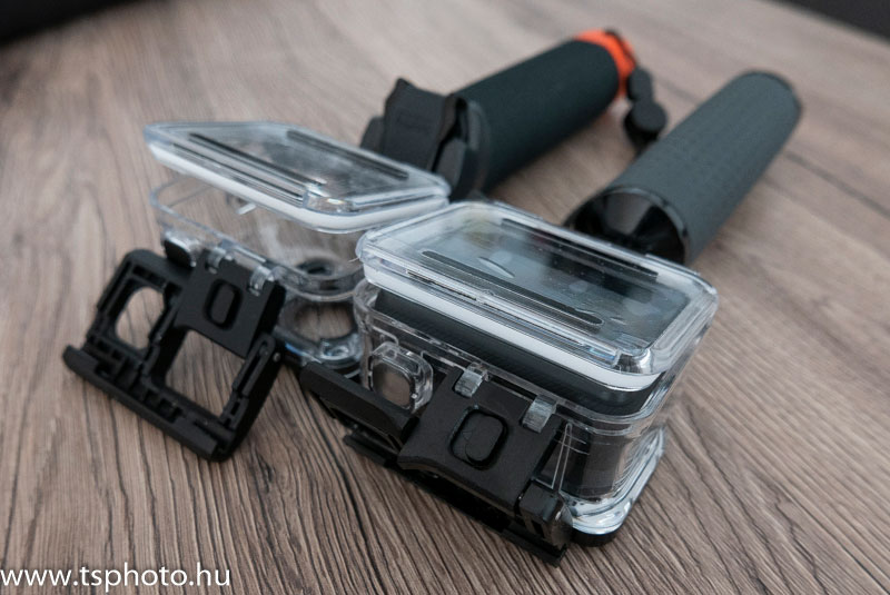 GoPRO Hero 6 Black teszt - a kínai tokba gond nélkül belemegy, kupakkal együtt.