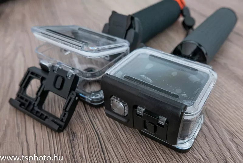 GoPRO Hero 6 Black teszt - a kínai tokba gond nélkül belemegy, kupakkal együtt.