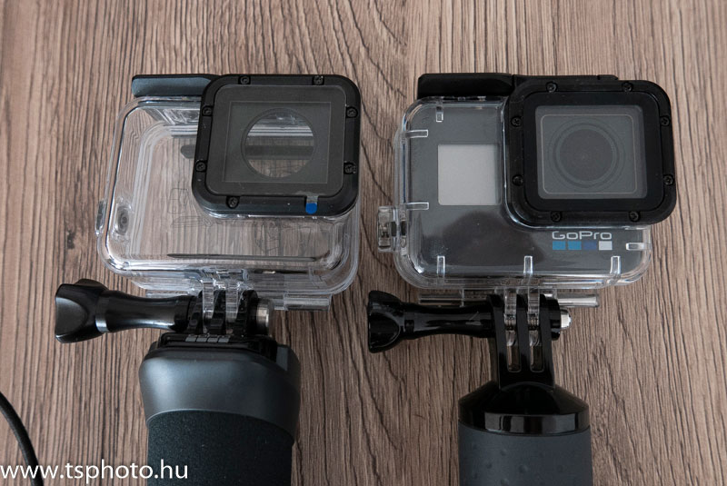 GoPRO Hero 6 Black teszt. Kínai és gyári tok összehasonlítása.