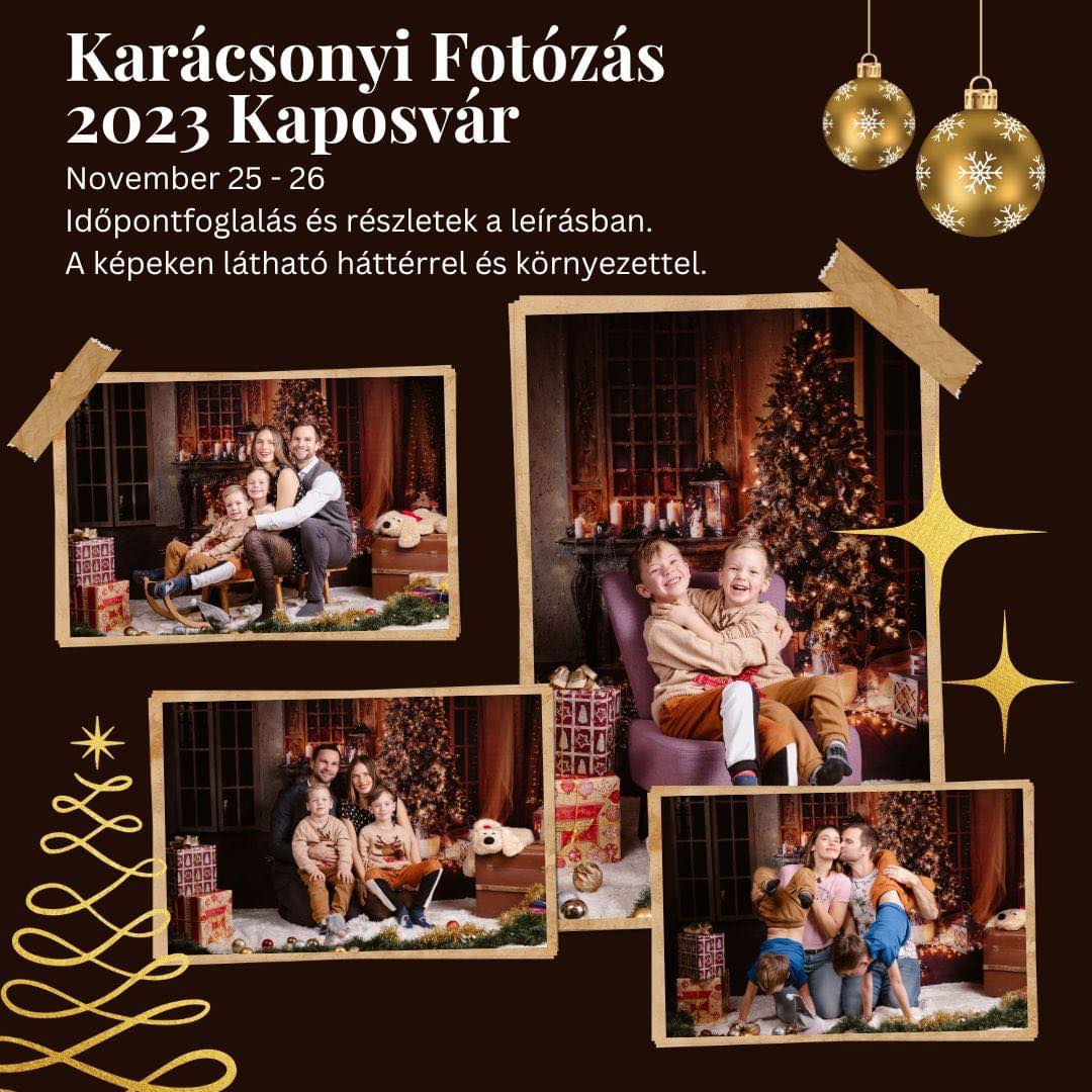 Karácsonyi fotózás Kaposvár